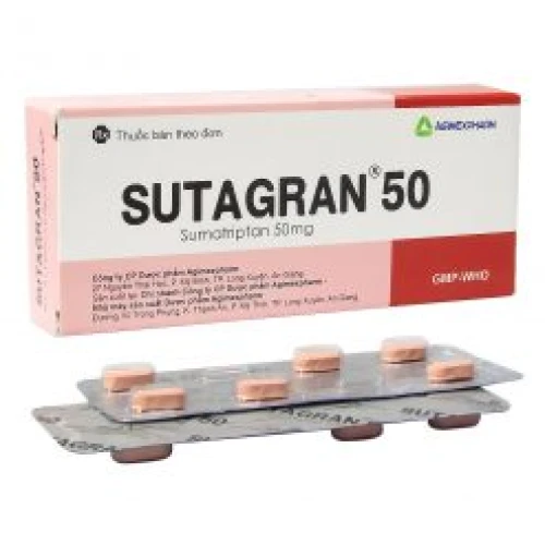 Sutagran 50 - Thuốc điều trị đau nửa đầu hiệu quả của Agimexpharm