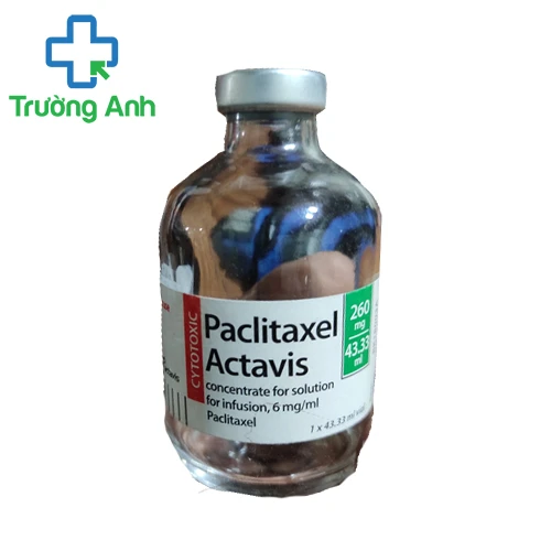 Paclitaxel Actavis 260mg/43.33ml - Thuốc điều trị ung thư của Ý