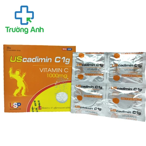 UScadimin C 1g - Thuốc bổ sung vitamin C của US pharma USA