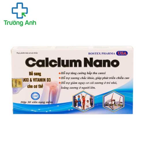 CALCIUM NANO - Bổ sung canxi, chắc khỏe xương