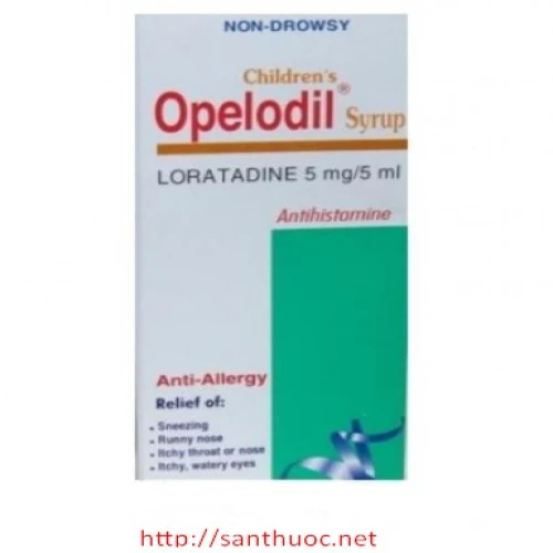 Opelodil 5mg/5ml Syrup.60ml - Thuốc chống dị ứng hiệu quả