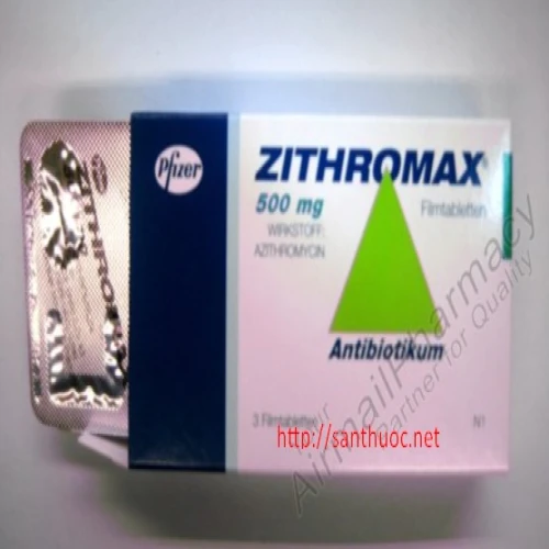 Zithromax 500mg - Thuốc điều trị nhiễm khuẩn hiệu quả