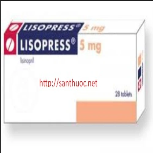 Lisopress 5mg - Thuốc điều trị huyết áp cao hiệu quả