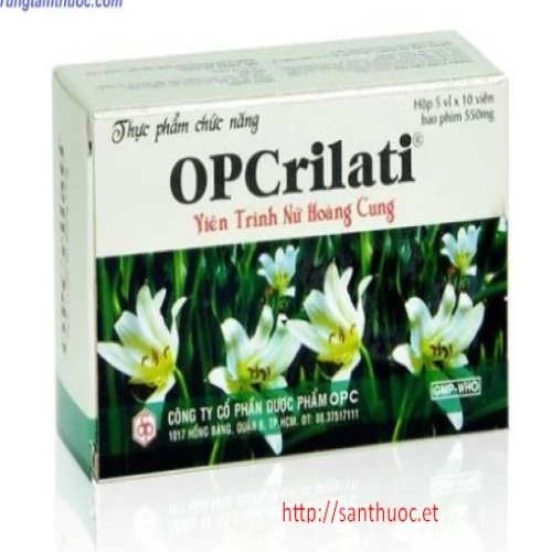 OPCrilati - Thực phẩm chức năng hỗ trợ điều trị phì đại tiền liệt tuyến hiệu quả