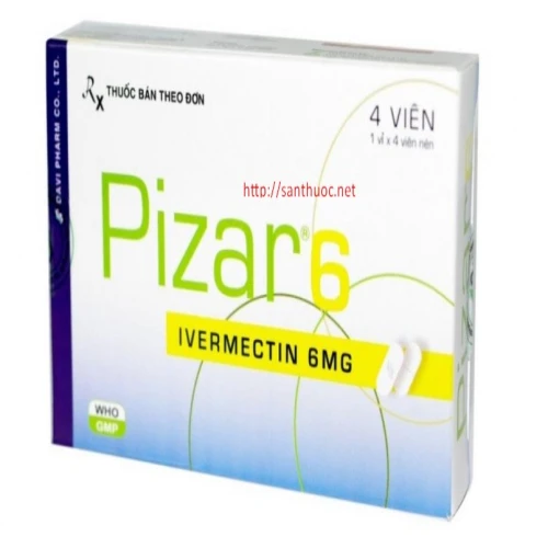 Pizar 6 - Thuốc điều trị giun chỉ hiệu quả