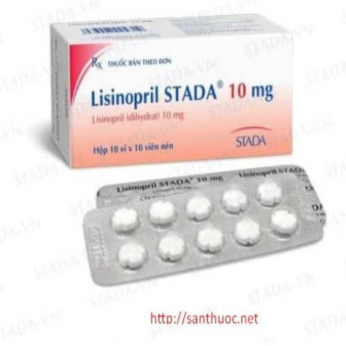 Lisinopril 10mg STD - Thuốc điều trị huyết áp cao hiệu quả