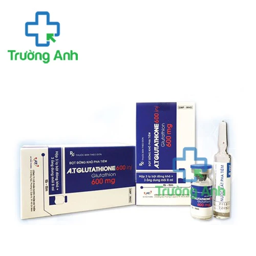 A.T Glutathione 600 Inj - Thuốc điều trị nhiễm độc hệ thần kinh