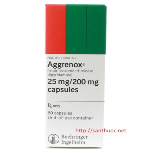Aggrenox 200/25 - Thuốc điều trị đột quỵ hiệu quả