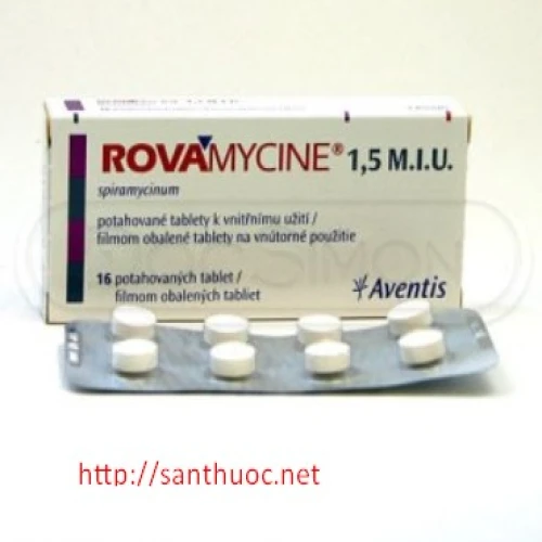 Rovamycin 1.5 MUI - Thuốc điều trị nhiễm khuẩn hiệu quả