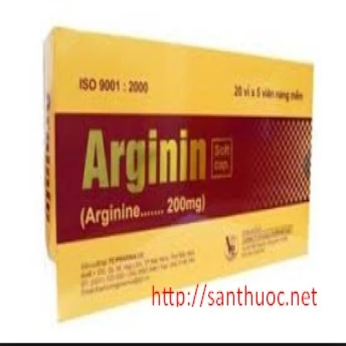 Arginin 200mg - Thuốc giúp điều trị rối loạn chức năng gan hiệu quả