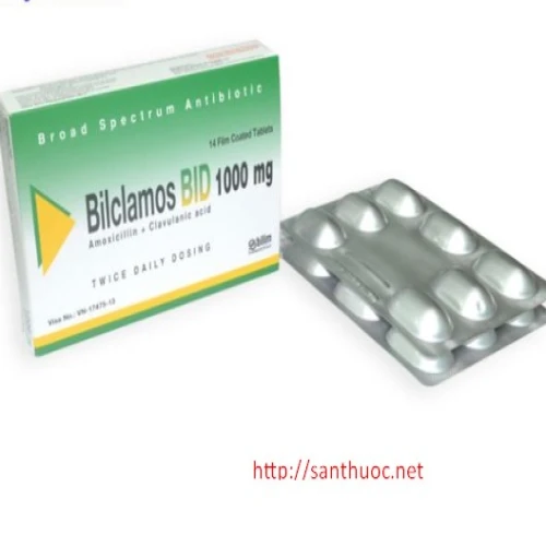 Biclamos 1g - Thuốc điều trị nhiễm khuẩn nhạy cảm hiệu quả của Thổ Nhĩ Kỳ