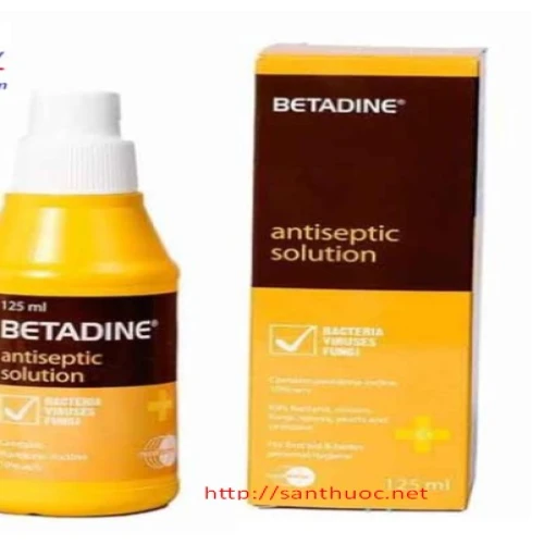 Betadine 10% 125ml Antiseptic - Dung dịch sát khuẩn hiệu quả