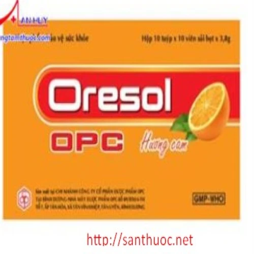 Oresol OPC (vị cam) - Giúp bù nước, chất điện giải cho cơ thể hiệu quả