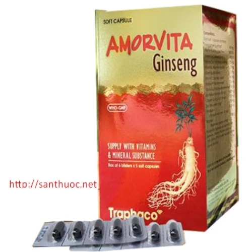 Amorvita - Gingseng - Giúp tăng cường sinh lực cơ thể hiệu quả
