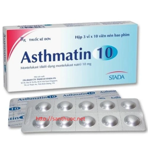 Asthmatin 10mg - Thuốc điều trị hen suyễn hiệu quả