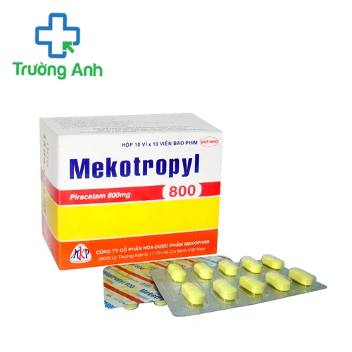 Mekotropyl 800mg - Thuốc điều trị các tổn thương não của Mekophar