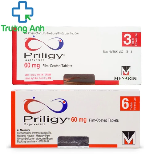 Priligy 60mg - Thuốc điều trị xuất tinh sớm của Menarini