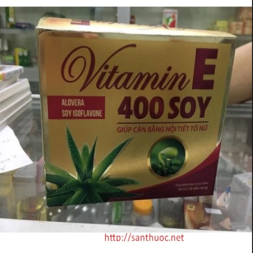Vitamin E 400 soy - Giúp tăng cường nội tiết tố nữ hiệu quả