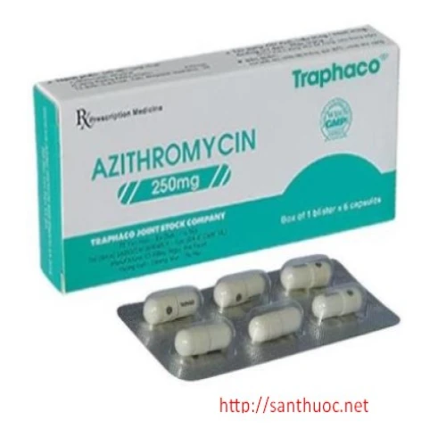 Azithromycin 250mg TPC - Thuốc kháng sinh hiệu quả