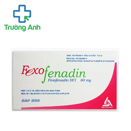 Fexofenadin Meyer - Thuốc điều trị viêm mũi dị ứng, mề đay mãn tính