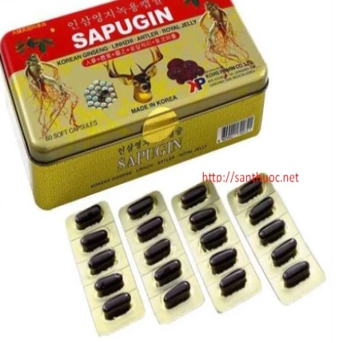 Sapugin 60  - Thuốc giúp bồi bổ sức khỏe hiệu quả