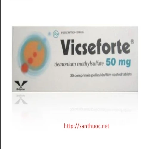 Visceforte 50mg - Thuốc giúp điều trị đau co thắt cơ trơn hiệu quả