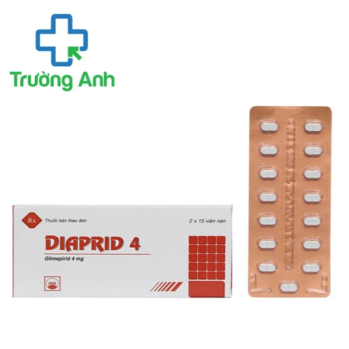 Diaprid 4mg - Thuốc điều trị đái tháo đường type 2 của Pymepharco