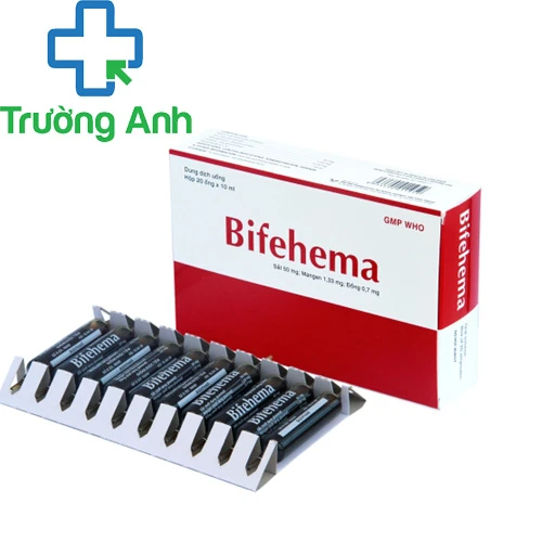 Bifehema - Thuốc điều trị thiếu máu do thiếu sắt của Bidiphar