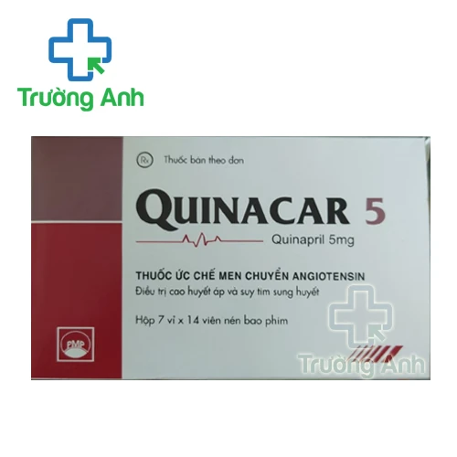 Quinacar 5 - Thuốc điều trị tăng huyết áp vô căn của Pypmepharco