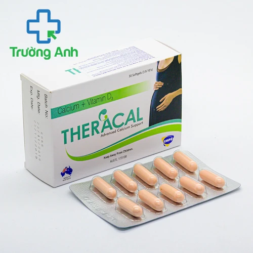 Thuốc Theracal - Thực phẩm bổ sung canxi, vitamin D3 của Úc