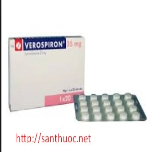 Verospiron Tab.50mg-25mg - Thuốc lợi tiểu hiệu quả
