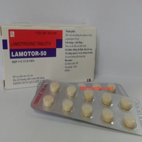 Lamotor 50mg Torr - Thuốc điều trị bệnh Động kinh hiệu quả