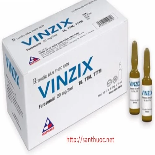 Vinzix Inj.20mg/2ml - Thuốc lợi tiểu hiệu quả