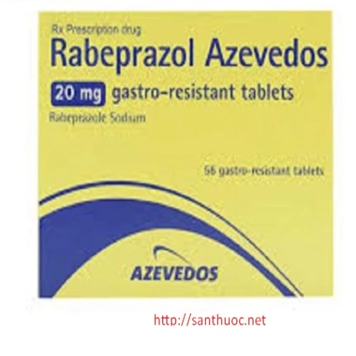 Rabeprazol Azevedos 20mg - Thuốc giúp điều trị trào ngược dạ dày hiệu quả