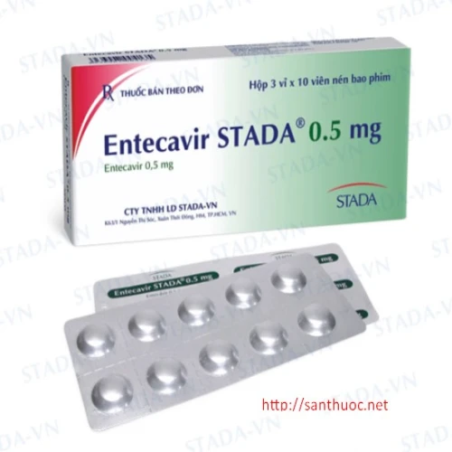 Entercavir Stada 0,5mg - Thuốc điều trị viêm gan B mạn tính hiệu quả