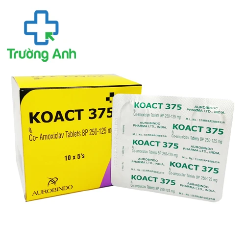 Koact 375 - Thuốc điều trị bệnh nhiễm khuẩn hiệu quả của Ấn Độ