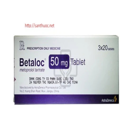 Betaloc 50mg - Thuốc điều trị cao huyết áp hiệu quả