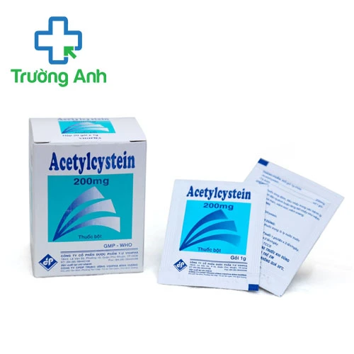 Acetylcystein 200mg Vidipha (bột) - Thuốc tiêu nhầy hô hấp
