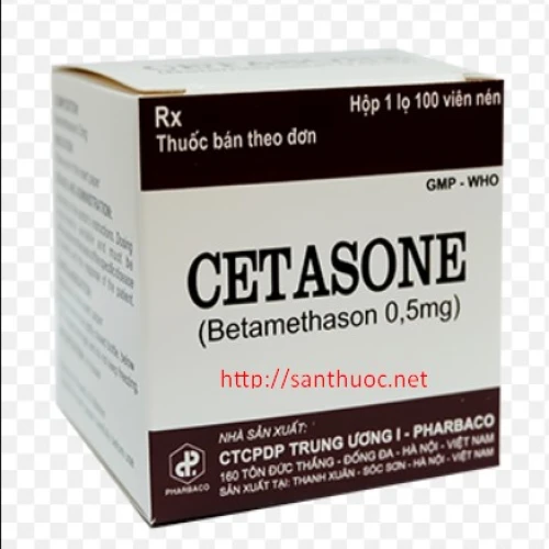 Cetasone 0,5mg - Thuốc chống viêm hiệu quả