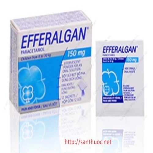 Efferalgan Sac.150 - Thuốc giúp điều trị các cơn đau vừa và nhẹ hiệu quả