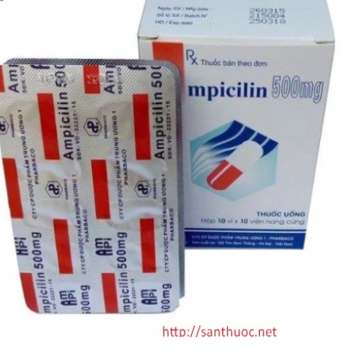 Ampicillin 500mg TW1 - Thuốc kháng sinh hiệu quả