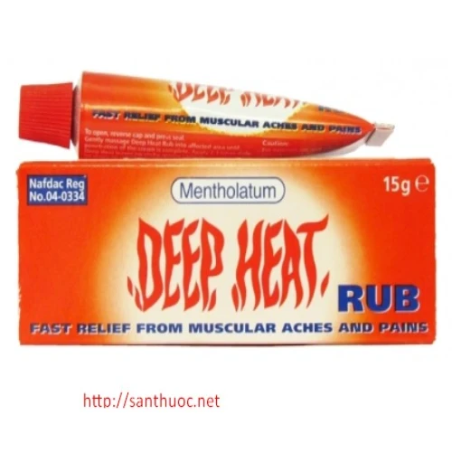 Deep Heat Rub 30g - Thuốc giúp giảm đau cơ, đau khớp hiệu quả