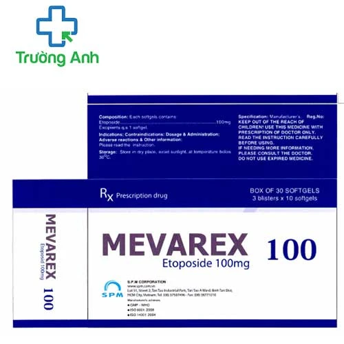Mevarex 100 - Thuốc điều trị bệnh ung thư của SPM