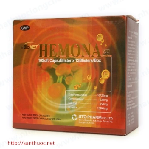 Inbionet Hemona - Thuốc bổ sung chất sắt cho cơ thể hiệu quả