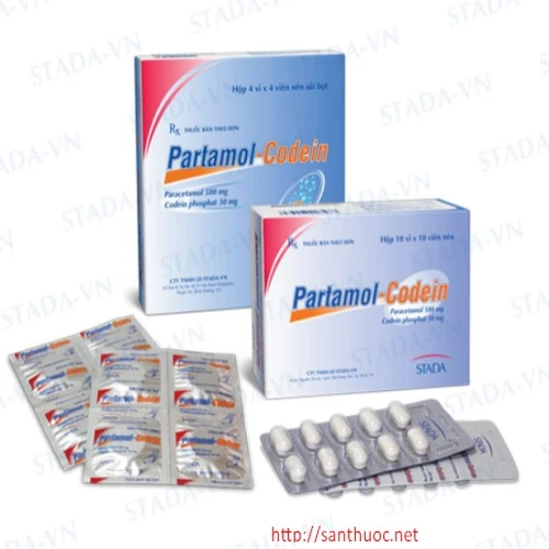 Partamol - Codein  - Thuốc giúp giảm đau, hạ sốt hiệu quả