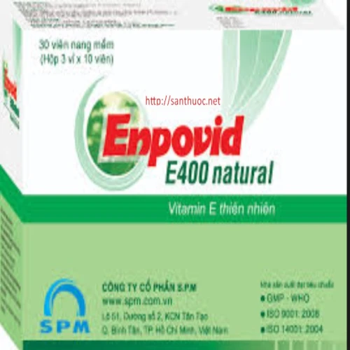 Enpovid E400 - Thuốc bổ sung vitamin E cho cơ thể hiệu quả