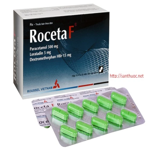 Roceta F - Thuốc điều trị nhức đầu, sổ mũi hiệu quả