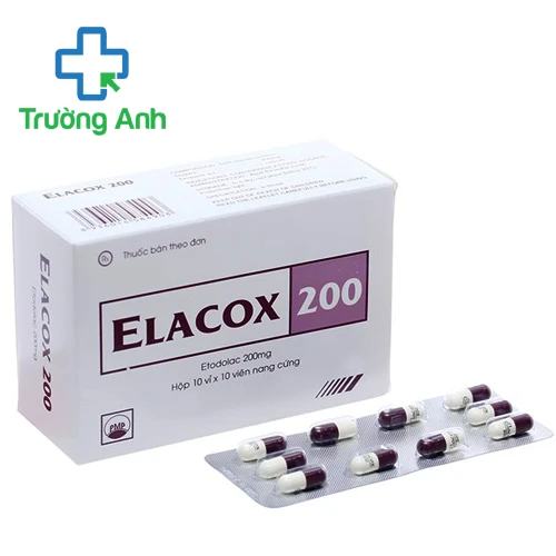 Elacox 200mg - Thuốc giảm đau, trị bệnh xương khớp của Pymepharco