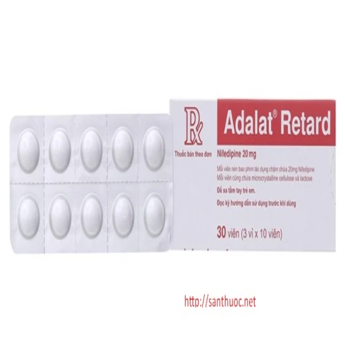 Adalat Retard 20mg - Thuốc điều trị cao huyết áp hiệu quả