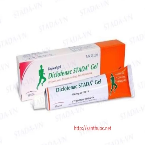 Diclofenac STADA Gel - Thuốc giúp giảm đau, chống viêm xương khớp hiệu quả
